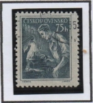 Stamps Czechoslovakia -  Tornero