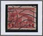 Stamps Czechoslovakia -  Castillo d' Hluboka