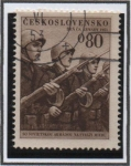 Stamps Czechoslovakia -  Soldados en Desfile