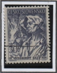 Stamps Czechoslovakia -  Trabajador d' Fundicion