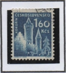 Stamps Czechoslovakia -  Castillos: Kokorin