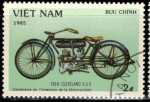 Stamps Vietnam -  Centenario de la motocicleta(Cleveland.USA 1918).