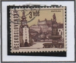 Stamps Czechoslovakia -  Lugares d' Ciudades: Bratislava