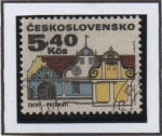 Stamps Czechoslovakia -  Baroque Huse Posumavi