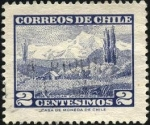 Sellos de America - Chile -  Volcán CHOSHUENCO.