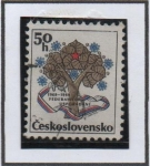 Stamps Czechoslovakia -  20 Aniv. d' L' Federación