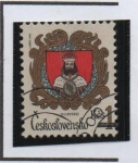 Stamps Czechoslovakia -  Escudo d' Armas: Milevsko