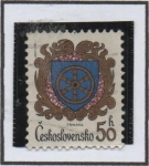 Stamps Czechoslovakia -  Escudo d' Armas: Trnava