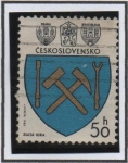 Stamps Czechoslovakia -  Escudo d' Armas: Zlata Idka