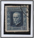 Stamps Czechoslovakia -  Pres. Masaryk