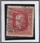 Stamps Czechoslovakia -  Pres. Masaryk