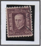 Stamps Czechoslovakia -  Pres. Masaryk