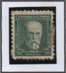 Sellos de Europa - Checoslovaquia -  Pres. Masaryk