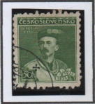 Stamps Czechoslovakia -  Miroslav Tyrs