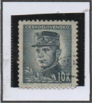 Stamps Czechoslovakia -  Gen. Milan Stefanik