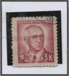 Stamps Czechoslovakia -  Pres. Benes