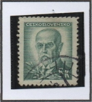 Stamps Czechoslovakia -  Pres. Masaryk