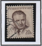 Stamps Czechoslovakia -  Pres. Klement Gottwald