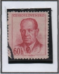 Stamps Czechoslovakia -  Pres. Antonín  Zapotocky