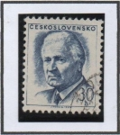 Sellos de Europa - Checoslovaquia -  Pres. Ludvilk Svoboda