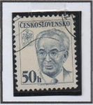 Stamps Czechoslovakia -  Pres. Gustav Husak