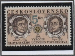 Stamps Czechoslovakia -  Antonius Benolak y Georgius Fandli