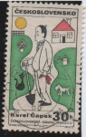 Stamps Czechoslovakia -  Karel Capek