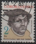 Stamps Czechoslovakia -  Martin Luther