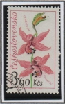 Stamps Czechoslovakia -  Flores: Cymbidium