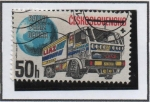 Stamps Czechoslovakia -  Rally Paris-Dakar: Earth Motokov Liaz