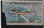 Stamps Czechoslovakia -  Aéreo Taxi