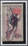 Stamps Czechoslovakia -  Deportes: Baloncesto