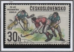 Stamps Czechoslovakia -  Deportes: Hokry sobre Hielo