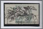 Stamps Czechoslovakia -  Deportes: Carrera