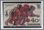 Stamps Czechoslovakia -  Deportes: Baloncesto