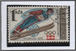 Stamps Czechoslovakia -  Deportes: Ski