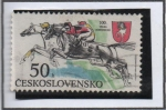 Stamps Czechoslovakia -  Deportes: Carrera d' Caballos