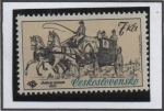 Stamps Czechoslovakia -  Carruaje