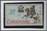 Sellos de Europa - Checoslovaquia -  Uniformes Postales: Alemania Sig. 18