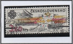 Stamps Czechoslovakia -  Automóviles Postovni Prepravy