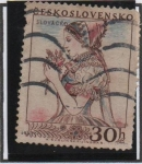 Stamps Czechoslovakia -  Contumbres d' Moravia