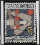 Stamps Czechoslovakia -  Unión Checoslovaca d' Bolos