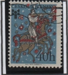 Stamps Czechoslovakia -  Heroe a Caballo