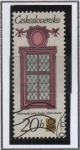 Stamps Czechoslovakia -  Ventanas: Palacio Michna