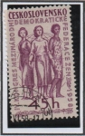 Stamps Czechoslovakia -  Mujeres d' Diferentes Razas