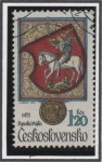 Stamps Czechoslovakia -  Animales d`Heraldica