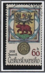 Stamps Czechoslovakia -  Animales d`Heraldica