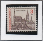 Stamps Czechoslovakia -  Cesky Krumlov