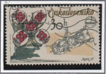 Stamps Czechoslovakia -  Soyuz 28 Rockets y Capsula