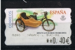 Sellos de Europa - Espa�a -  AMTS Mobilette AU-HT con sidecar 1954